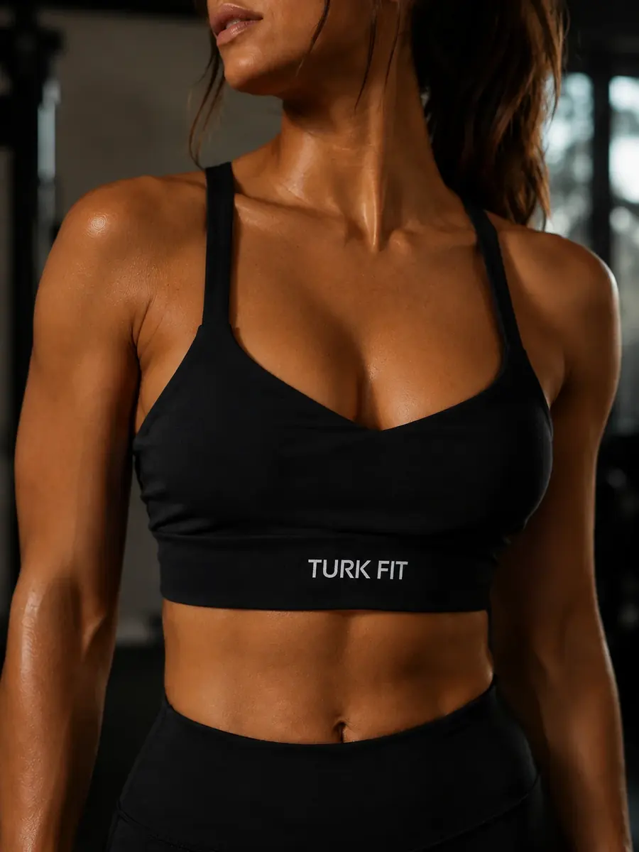 Top Fit Black, top fitness preto – Turkista
